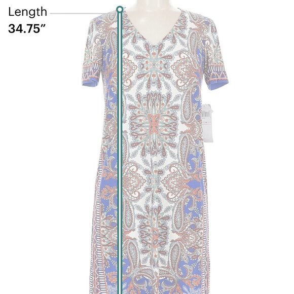 NWT London Times Size S6 Casual Dress - Picture 8 of 9